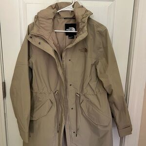 The North Face Women's Tan  Trench Jacket